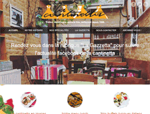 Tablet Screenshot of cantinetta.be