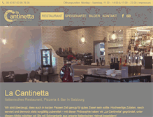 Tablet Screenshot of cantinetta.at